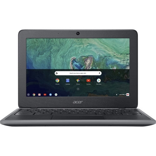 Acer Chromebook 11 C732T, 11.6" , Intel Celeron N3350, 4GB RAM, 32GB eMMC, Chrome OS, Comes with Brand new Mpow X3 Earbuds as Gift - Refurbished (Good)
