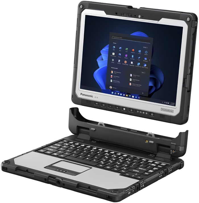 Panasonic Toughbook CF-33 MK1 2-in-1 Rugged Laptop | 12" QHD Touchscreen, Intel Core i5-7300U, 8GB RAM, 256GB SSD, Windows 11 Pro (Refurbished Good Condition)