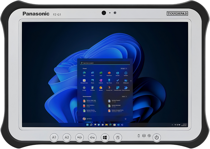 Panasonic Toughpad FZ-G1 MK5 Rugged Industrial Tablet – Core i5 7th Gen, 8GB, 256GB SSD, Outdoor Sunlight-Viewable Display, Win 11 Pro(Refurbished Good Condition)