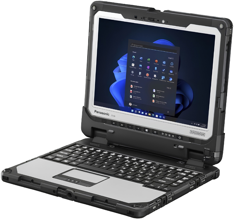 Panasonic Toughbook CF-33 MK1 2-in-1 Rugged Laptop | 12" QHD Touchscreen, Intel Core i5-7300U, 8GB RAM, 256GB SSD, Windows 11 Pro (Refurbished Good Condition)